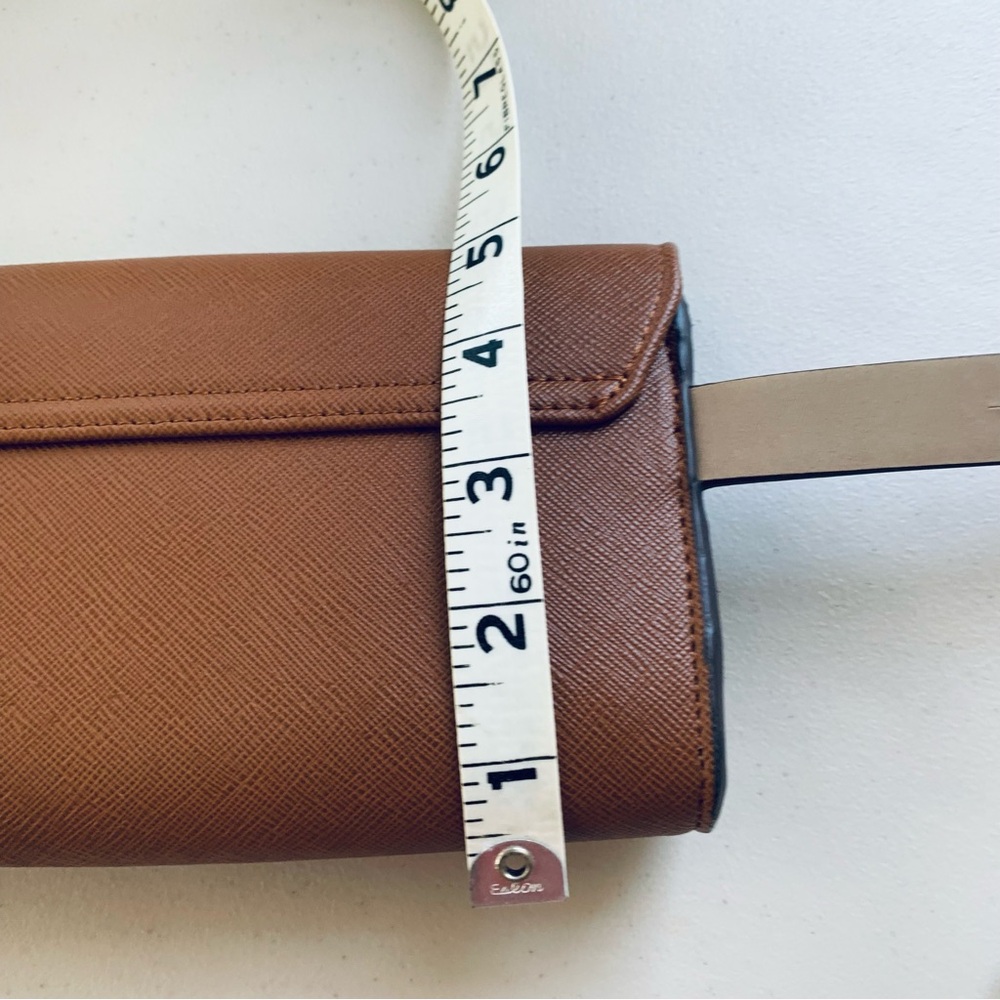NWT Michael Kors taupe color fax leather belt small bag size S/M - Picture 5 of 11